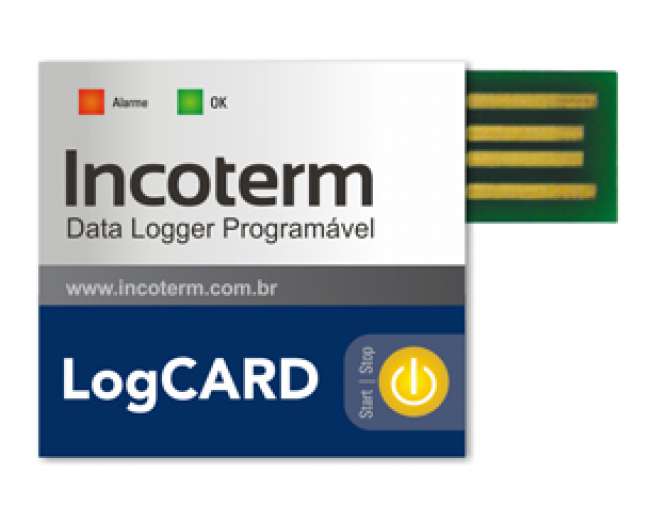 Medidor de temperatura LogCard, da Incoterm