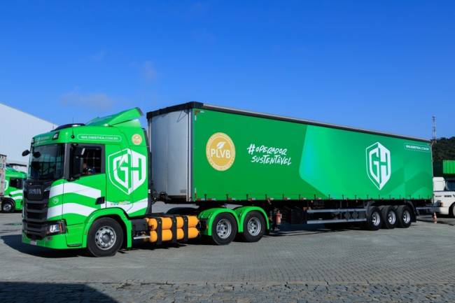 GH Solucionador Logístico realiza operação dedicada com caminhão movido a GNV