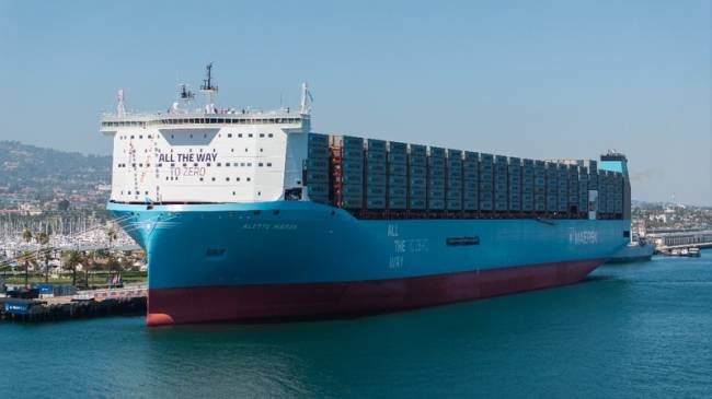 Maersk lanza el primer barco impulsado por metanol en las Américas