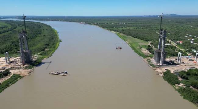 Puente Bioceánico será concluido en marzo de 2026, conectando Brasil y Paraguay