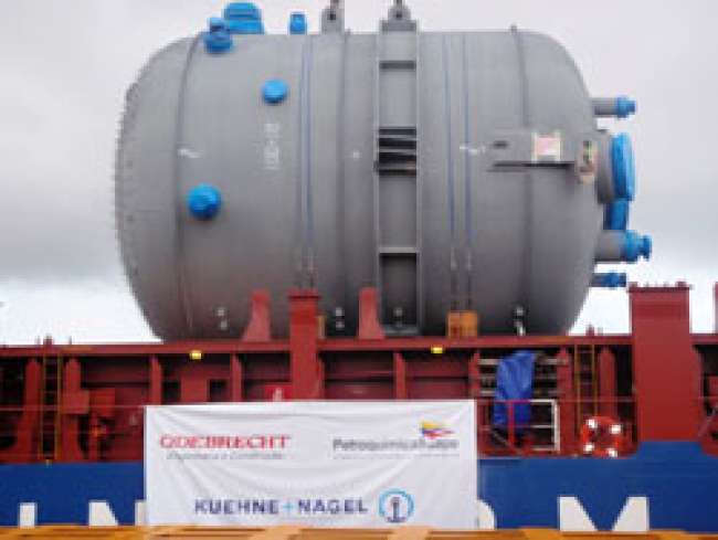 Kuehne+Nagel movimenta cargas pesadas