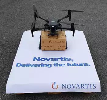 Novartis e RaiaDrogasil realizam testes de entrega de medicamento por drone