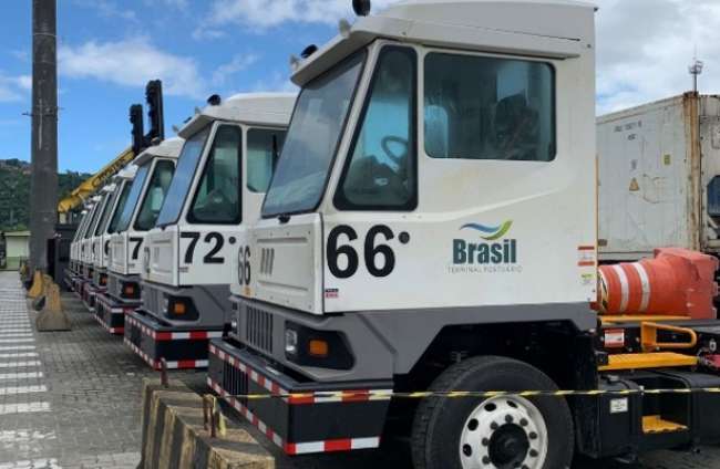 Brasil Terminal Portuário recebe mais um terminal tractor