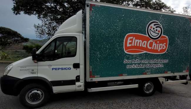 PepsiCo desenvolve carroceria de caminhão feita com embalagens recicladas 