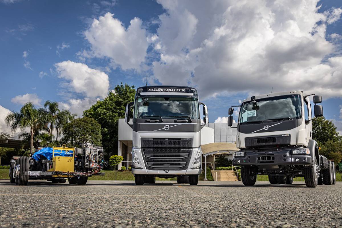 Volvo apresenta mais recente geração dos caminhões FH, FM e FMX