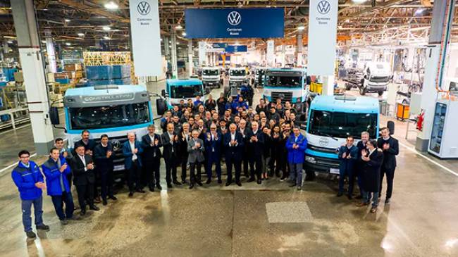 Volkswagen inicia produção de 5 modelos de caminhões e chassis de ônibus na Argentina