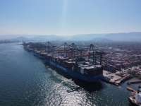 Tecon Santos passa a receber navios "gigantes" semanalmente