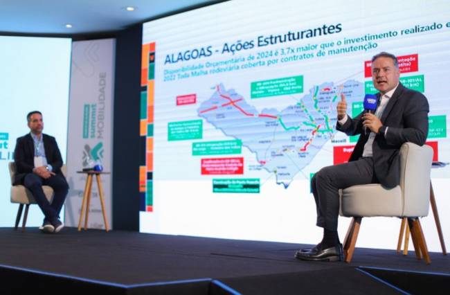 Renan Filho anuncia projetos de infraestrutura em Alagoas que devem beneficiar setor de transporte de cargas