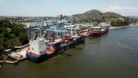 Terminal Portuário de Vila Velha (TVV) bate recorde de movimentação de contêineres no 1º trimestre de 2024
