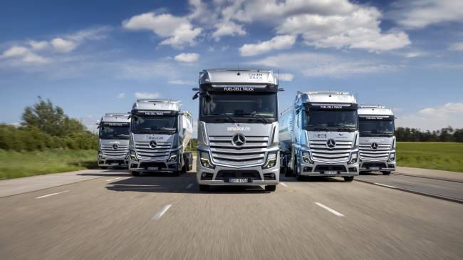 Daimler Truck inicia testes com caminhões de célula de combustível de hidrogênio