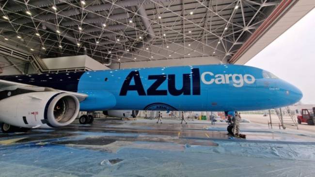 Azul Cargo Express amplia frota com a entrada de dois Airbus A321 cargueiros 