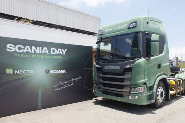 Necta Gás Natural e Scania apresentam plano integrado para descarbonização de frotas pesadas